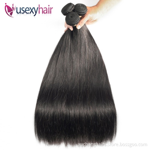 Malaysian Raw Hair Vendors Grade 12A Virgin Unprocessed Straight Human Hair Bundles With Lace Frontal Closure